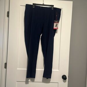 FLEX Van Heusen Mens Dark Blue Dress Pants Slim Fit